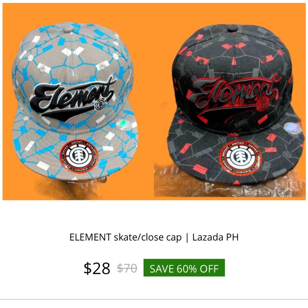 Element Skate Closed Cap Lazada PH NEW - Picture 8 of 8